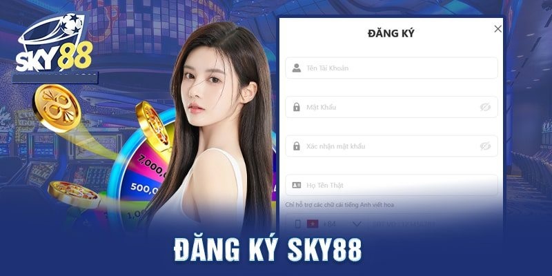 Hướng dẫn đăng ký tài khoản chơi xổ số Sky88