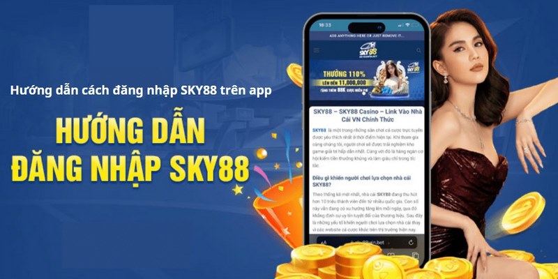 Hướng dẫn cách đăng nhập Sky88 trong một nốt nhạc